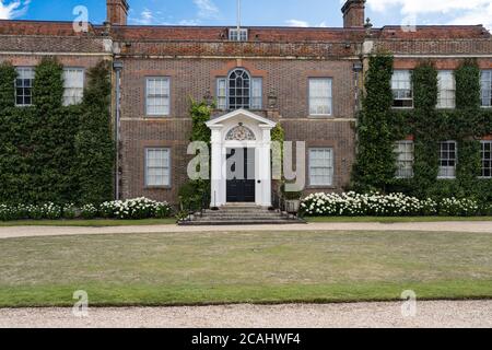 Das Haus und die Gärten im Hinton Ampner des National Trust in hampshire Stockfoto