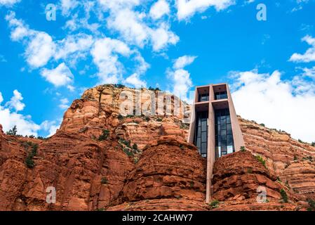 Heilige Kreuz Kapelle sedona Stockfoto