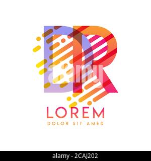Rd Logo mit dem Thema Galaxie Geschwindigkeit und Stil, die für kreative und Business-Branchen geeignet ist. DR Letter Logo Design für alle Webseitenmedien und Stock Vektor