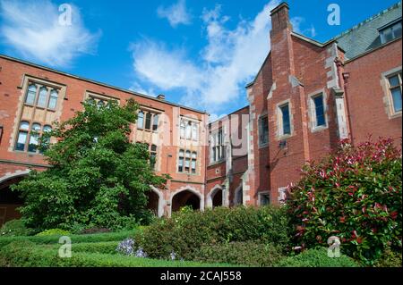 Belfast, Nordirland – 02. August 2019. Queen’s University Belfast, Nordirland, Großbritannien, Europa Stockfoto