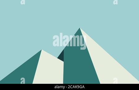 vektordarstellung eines abstrakten geometrischen Hintergrunds Stock Vektor