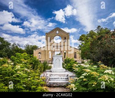 Trappist Monastery Ruins, Winnipeg, Manitoba, Kanada. Stockfoto