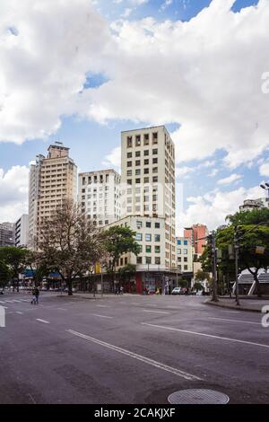 Hauptstraße in Belo Horizonte Innenstadt Stockfoto