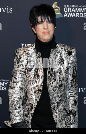 LOS ANGELES - JAN 25: Diane Warren bei der Clive Davis Pre-GRAMMY Gala im Beverly Hilton Hotel am 25. Januar 2020 in Beverly Hills, CA Stockfoto