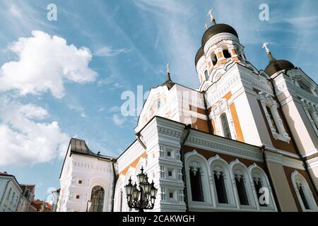 Alexander-Newski-Kathedrale in Tallinn, Estland Stockfoto
