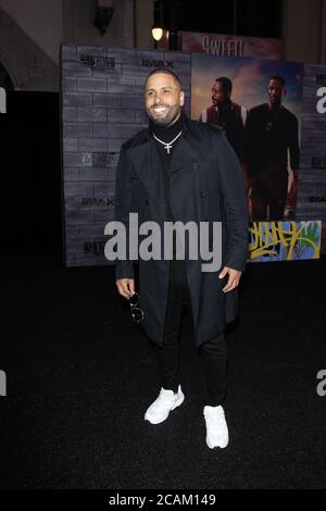 LOS ANGELES - JAN 14: Nicky Jam bei der 'Bad Boys for Life' Premiere im TCL Chinese Theatre IMAX am 14. Januar 2020 in Los Angeles, CA Stockfoto