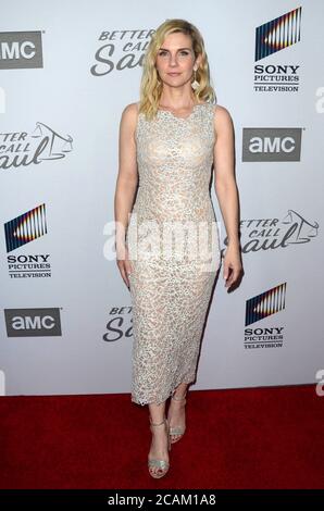 LOS ANGELES - 5. FEB: Rhea Seehorn bei der "Better Call Saul" Staffel 5 Premiere im Arclight Hollywood am 5. Februar 2020 in Los Angeles, CA Stockfoto