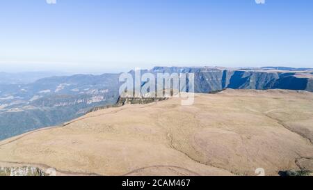 Drohnenansicht des Funil Canyon bei Bom Jardim da Serra - SC - Brasilien Stockfoto