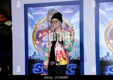 LOS ANGELES - FEB 12: Sueco the Child Rapper bei der 'Sonic the Hedgehog' Special Screening im Village Theater am 12. Februar 2020 in Westwood, CA Stockfoto