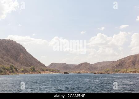 Navigation am Sao Francisco River, einem der wichtigsten Flüsse Brasiliens Stockfoto