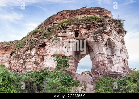 Pedra Furada (Holed Stone) - Jalapao - Tocantins - Brasilien Stockfoto