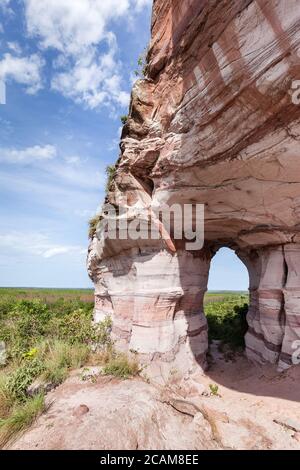 Pedra Furada (Holed Stone) - Jalapao - Tocantins - Brasilien Stockfoto