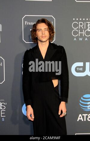 LOS ANGELES - JAN 13: Cody Fern bei den Critics Choice Awards im Barker Hanger am 13. Januar 2019 in Santa Monica, CA Stockfoto