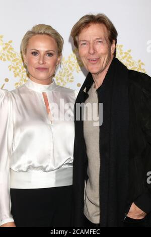 LOS ANGELES - 9. FEB: Josie Bissett, Jack Wagner beim Hallmark Winter 2019 TCA Event im Tournament House am 9. Februar 2019 in Pasadena, CA Stockfoto