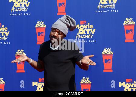 LOS ANGELES - JUN 15: Ray J Norwood bei den MTV Movie & TV Awards 2019 im Barker Hanger am 15. Juni 2019 in Santa Monica, CA Stockfoto