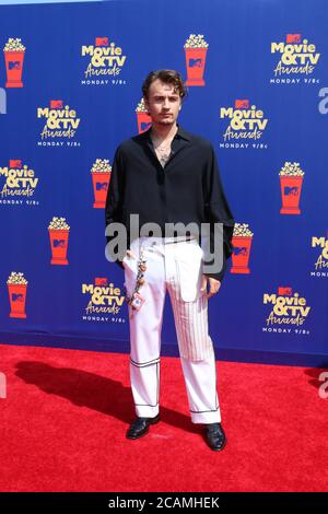 LOS ANGELES - JUN 15: Brandon Thomas Lee bei den MTV Movie & TV Awards 2019 im Barker Hanger am 15. Juni 2019 in Santa Monica, CA Stockfoto