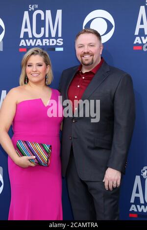 LAS VEGAS - APR 7: Gast, Josh Osbourne bei den 54. Academy of Country Music Awards in der MGM Grand Garden Arena am 7. April 2019 in Las Vegas, NV Stockfoto