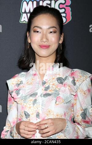 LOS ANGELES - JUN 22: Madison Hu bei den Radio Disney Music Awards 2018 im Loews Hotel am 22. Juni 2018 in Los Angeles, CA Stockfoto