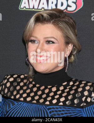 LOS ANGELES - JUN 22: Kelly Clarkson bei den Radio Disney Music Awards 2018 im Loews Hotel am 22. Juni 2018 in Los Angeles, CA Stockfoto