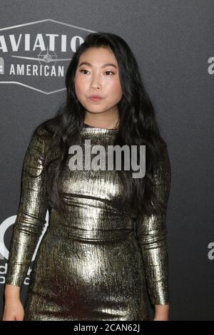 LOS ANGELES - 4. NOV: Awkwafina bei den Hollywood Film Awards 2018 im Beverly Hilton Hotel am 4. November 2018 in Beverly Hills, CA Stockfoto