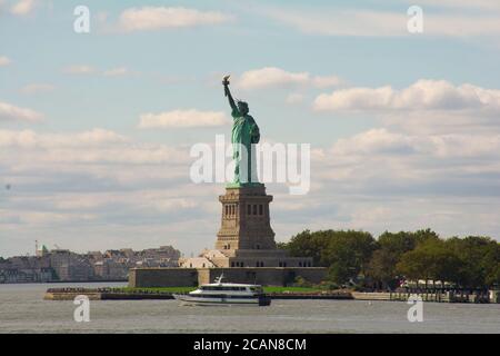 Estatua de la libertad New York Stockfoto