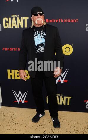 LOS ANGELES - FEB 29: Hulk Hogan beim 'Andre the Giant' HBO Premiere im Cinerama Dome am 29. Februar 2018 in Los Angeles, CA Stockfoto