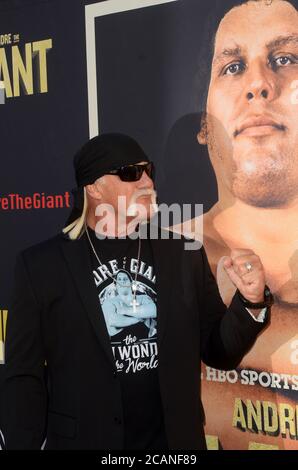 LOS ANGELES - FEB 29: Hulk Hogan beim 'Andre the Giant' HBO Premiere im Cinerama Dome am 29. Februar 2018 in Los Angeles, CA Stockfoto