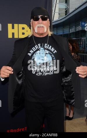 LOS ANGELES - FEB 29: Hulk Hogan beim 'Andre the Giant' HBO Premiere im Cinerama Dome am 29. Februar 2018 in Los Angeles, CA Stockfoto