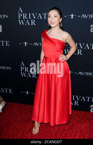 LOS ANGELES - OCT 24: AVA Cantrell bei der Premiere von "A Private war" im Samuel Goldwyn Theater am 24. Oktober 2018 in Beverly Hills, CA Stockfoto