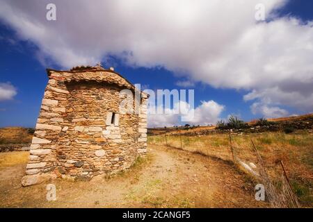 Kirche Agios Nikolaos auf der Insel Naxos, Griechenland Stockfoto