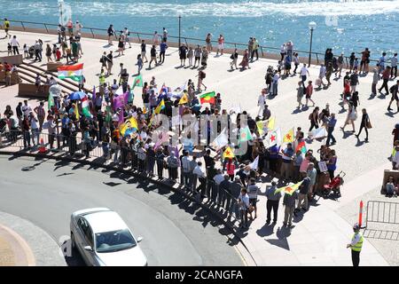 Afrin Solidarity Rallye, Sydney, Australien Stockfoto