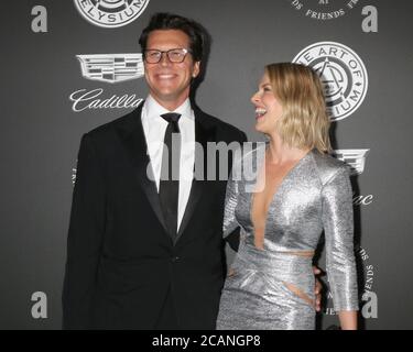 LOS ANGELES - JAN 6: Hayes MacArthur, Ali Larter bei The Art of Elysium präsentiert John Legends HIMMEL am 6. Januar 2018 in Santa Monica, CA Stockfoto