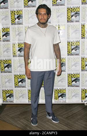 SAN DIEGO - Juli 21: Richard Cabral auf der Comic-Con 2018, Sunday Press Line auf der Comic-Con International am 21. Juli 2018 in San Diego, CA Stockfoto