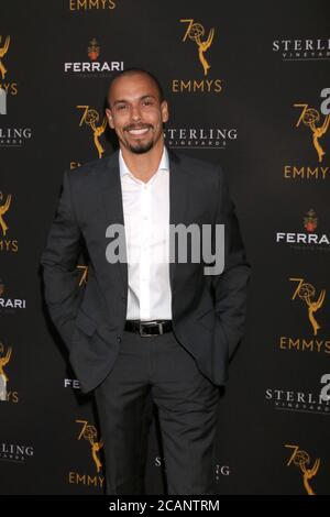 LOS ANGELES - AUG 22: Bryton James beim Daytime Peer Group ATAS Empfang in der Television Academy am 22. August 2018 in North Hollywood, CA Stockfoto