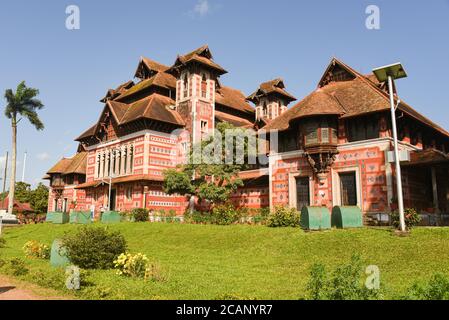 Kerala, Indien. September 08, 2019. Das Napier Museum ist ein Kunst- und Naturkundemuseum in Thiruvananthapuram. Stockfoto