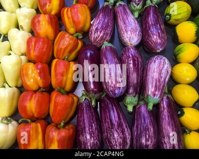 Alte Gemüsesorten, Lyon, Frankreich Stockfoto