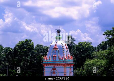 Ein Teil von Sree Sree Gour Gopal Tempel, Goalchamat, Faridpur Sadar, Bangladesch Stockfoto