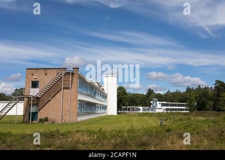 Niederländisches Sanatorium 'Zonnestraal' für tbc Patienten, moderne historische Architektur in den Niederlanden Stockfoto