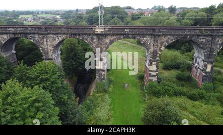 Neun Bögen Viadukt Stockfoto