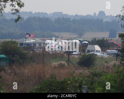 Sheerness, Kent, Großbritannien. August 2020. UK Wetter: Die Hitzewelle geht weiter in Sheerness, Kent. Kredit: James Bell/Alamy Live Nachrichten Stockfoto