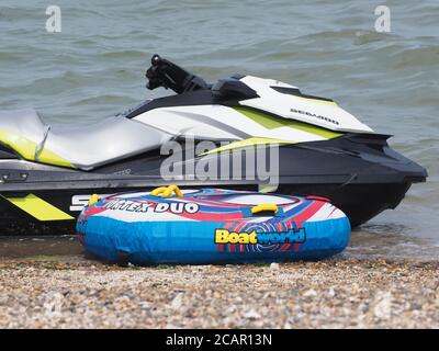 Sheerness, Kent, Großbritannien. August 2020. UK Wetter: Die Hitzewelle geht weiter in Sheerness, Kent. Kredit: James Bell/Alamy Live Nachrichten Stockfoto