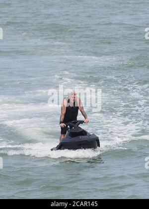 Sheerness, Kent, Großbritannien. August 2020. UK Wetter: Die Hitzewelle geht weiter in Sheerness, Kent. Kredit: James Bell/Alamy Live Nachrichten Stockfoto