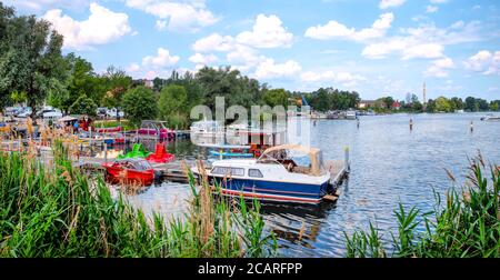 Idylle pur in Werder an der Havel, Potsdam Stockfoto