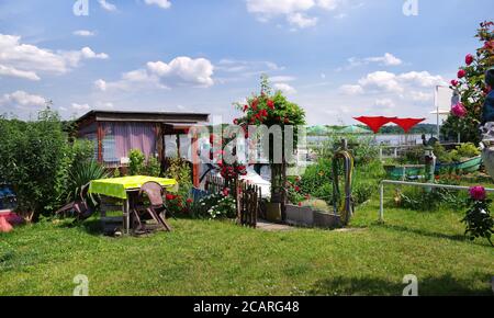 Idylle pur in Werder an der Havel, Potsdam Stockfoto