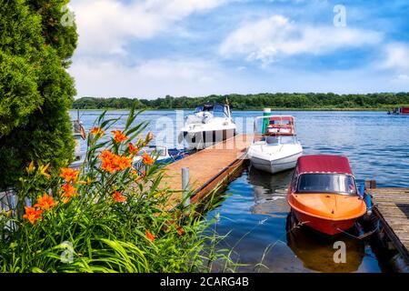 Idylle pur in Werder an der Havel, Potsdam Stockfoto