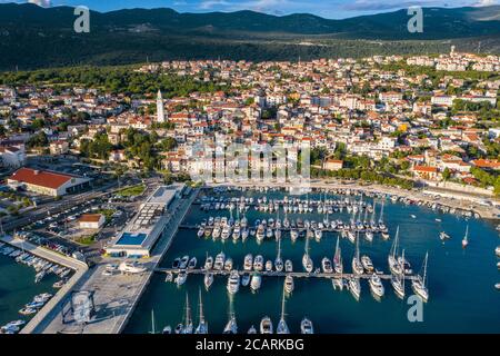 Novi Vinodolski Kroatien Stockfoto