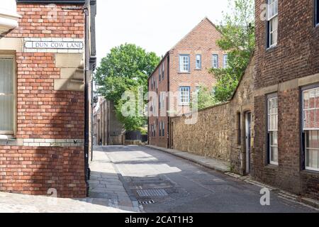 Period Houses, North Bailey, Durham, County Durham, England, Vereinigtes Königreich Stockfoto