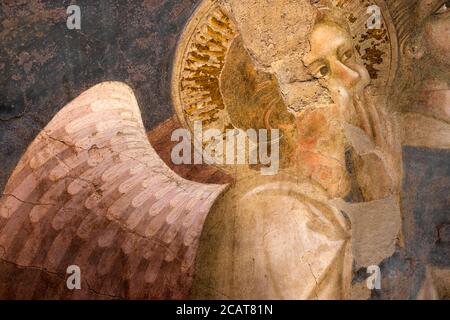 Detail des Jüngsten Gerichts von Pietro Cavallini. Rom, Italien Stockfoto