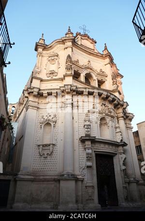 Lecce Chiesa di San Matteo Stockfoto