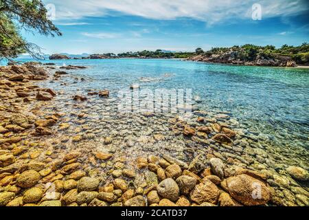 Spiaggia del Principe in Sardinien, Italien Stockfoto